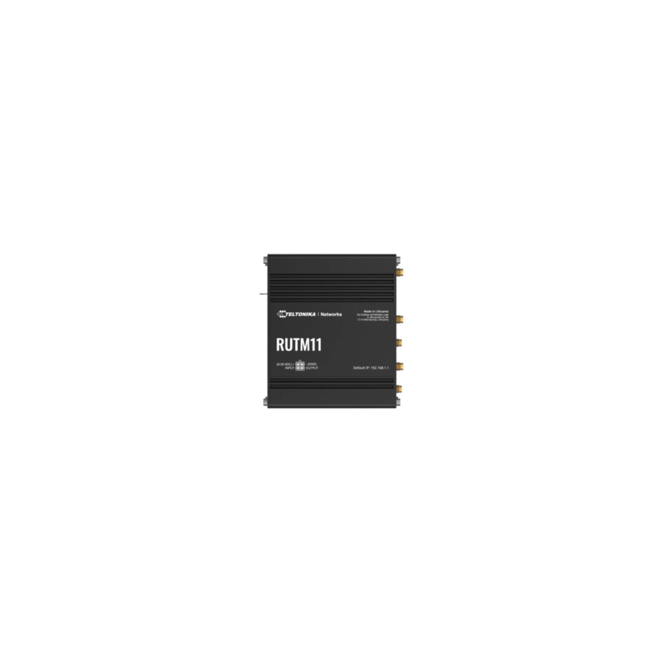 Teltonika RUTM11 - Industrial LTE Cat6 Router - Dual-SIM, Dual‑Band Wi-Fi, 4x Gigabit Ethernet