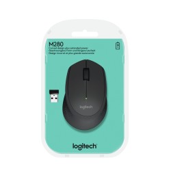 Logitech M280 Wireless Mouse - 910-004287 - Black, Right-Hand, 1000 DPI, 2.4 GHz (Retail) — Buy in Cyprus with Fast Delivery