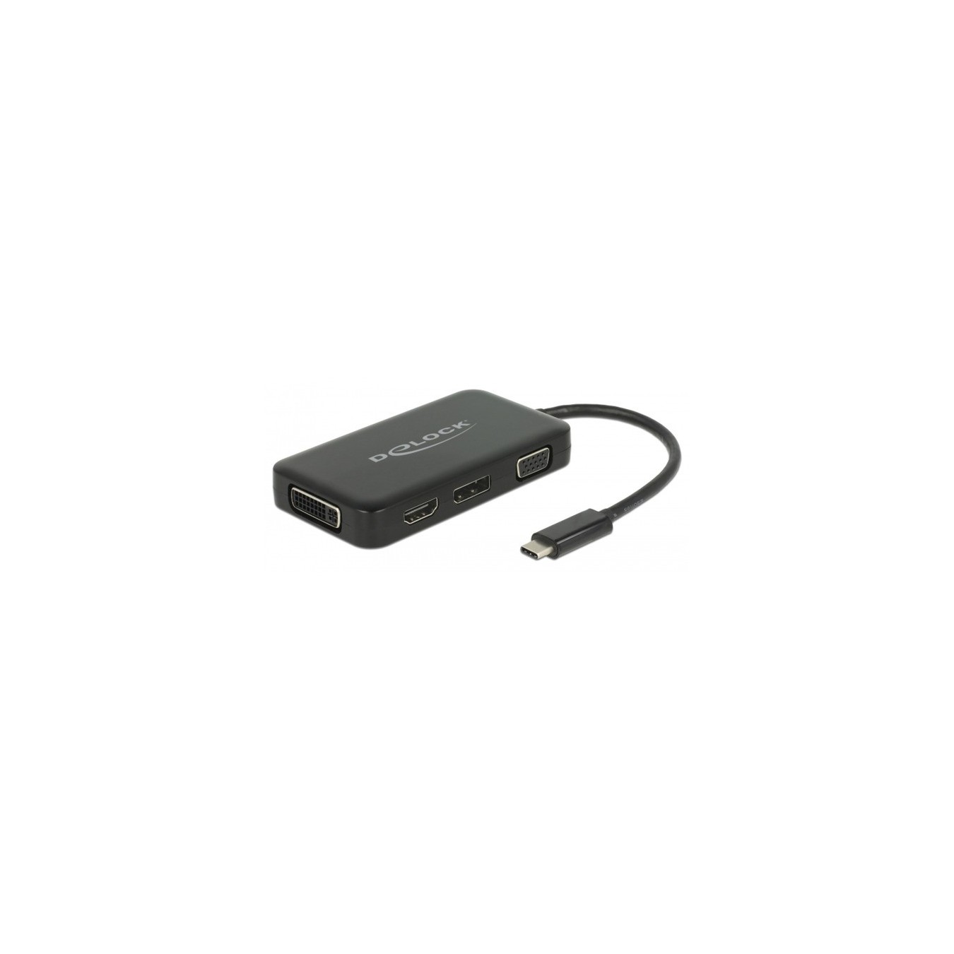 USB adapter - USB-C connector to VGA + HDMI + DVI + DisplayPort socket — Buy in Cyprus with Fast Delivery