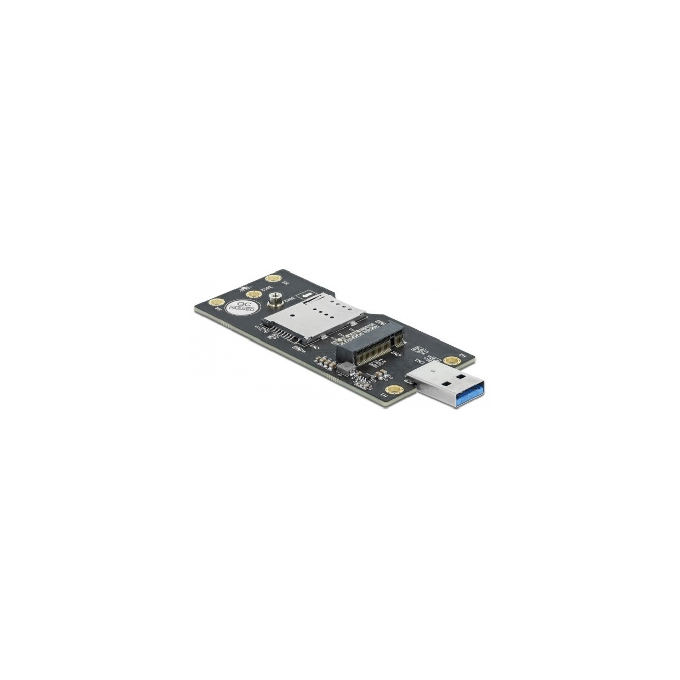 USB 3.2 Gen 1 converter Type-A male to M.2 Key B with SIM slot - Converter Type-A to M.2 Key B with SIM slot