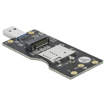 USB 3.2 Gen 1 converter Type-A male to M.2 Key B with SIM slot - Converter Type-A to M.2 Key B with SIM slot