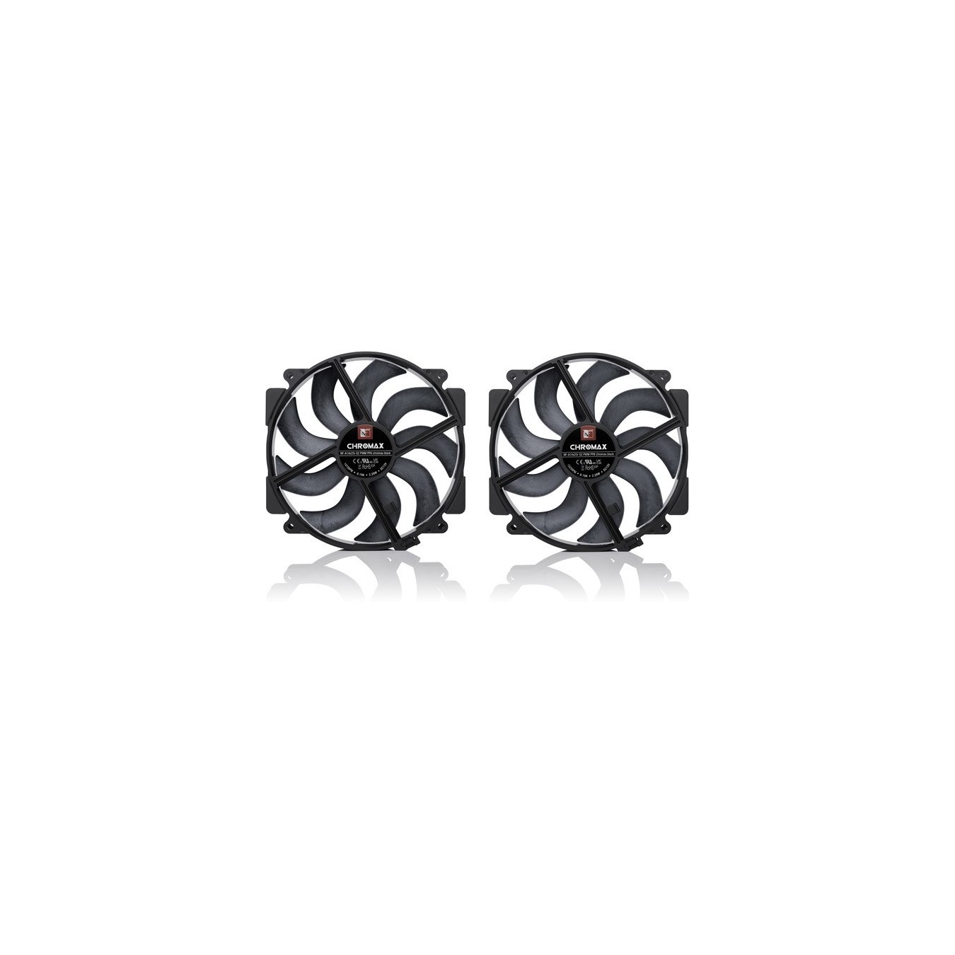 Case Fan - NF-A14x25r G2 PWM Sx2-PP - chromax.black — Buy in Cyprus with Fast Delivery