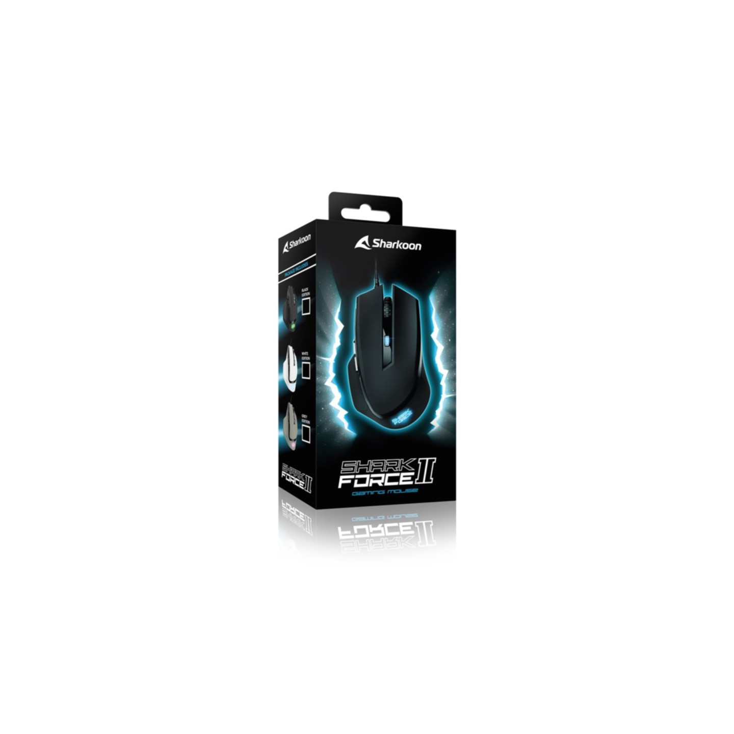 Sharkoon SHARK Force II Wired Gaming Mouse 4200 DPI Right-Handed Black (Boxed) — Buy in Cyprus with Fast Delivery