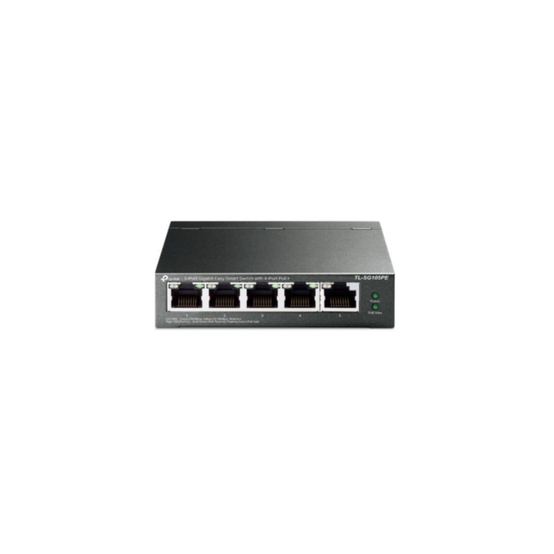 Buy TP-Link TL-SG105PE - 5-Port Gigabit PoE+ Managed L2 Switch, 65W Budget, Blac... in Cyprus, Nicosia, Limassol, Larnaka, Pafos