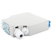 Fiber optic DIN rail box - OS2 equipped with SC adapter and pigtail, splice box — Buy in Cyprus with Fast Delivery