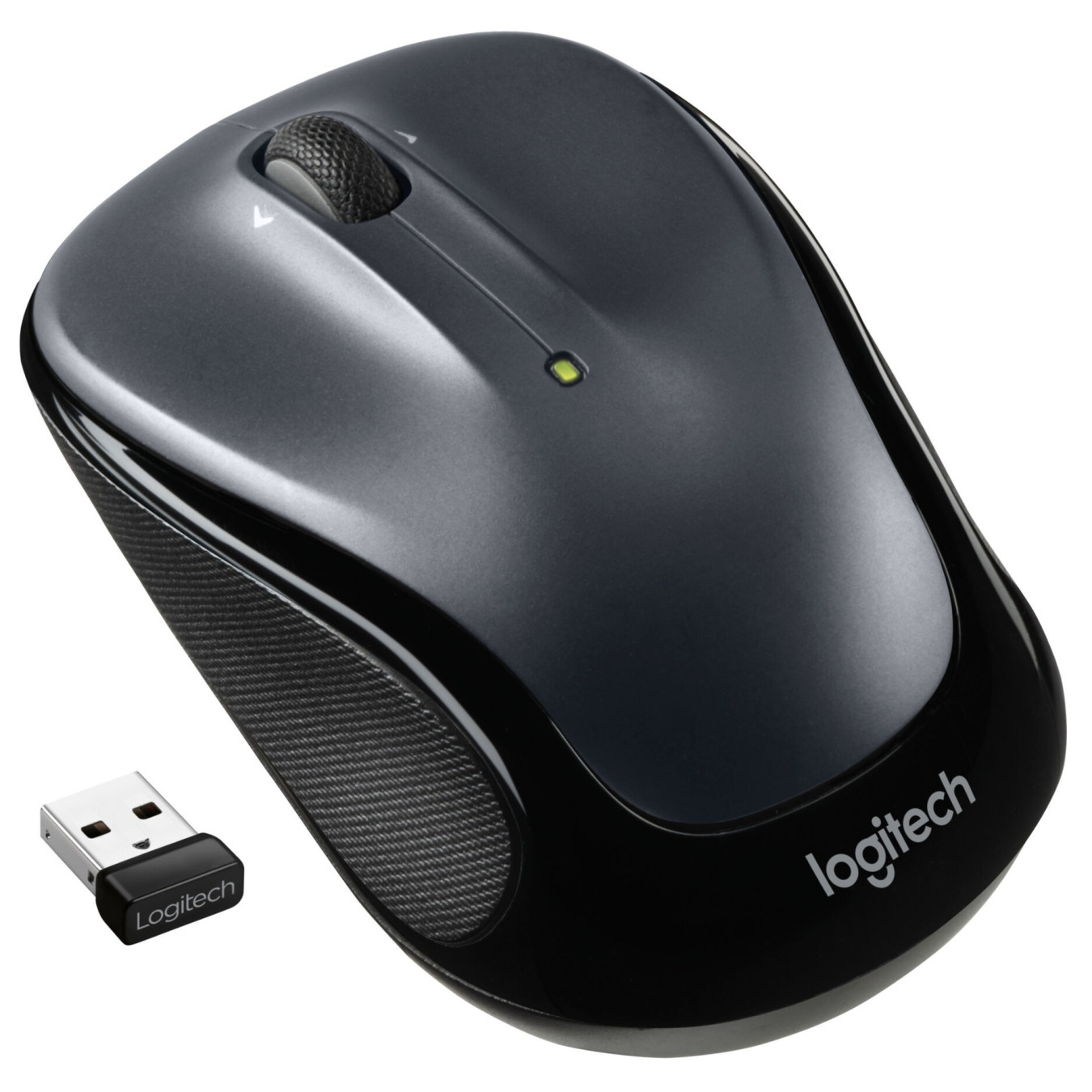 Logitech M325s Wireless Mouse - 910-006812 - Ambidextrous Black/Gray, 1000 DPI, RF 2.4GHz, 5 Buttons