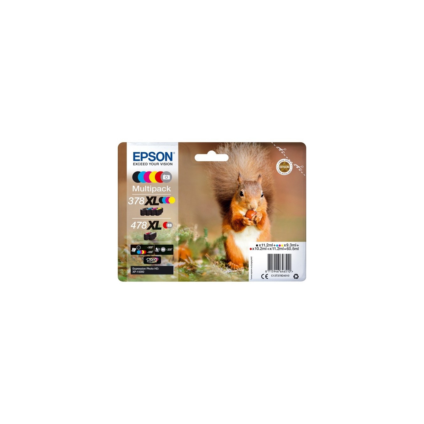 Multipack 378XL 478XL - C13T379D4010 - Ink — Buy in Cyprus with Fast Delivery