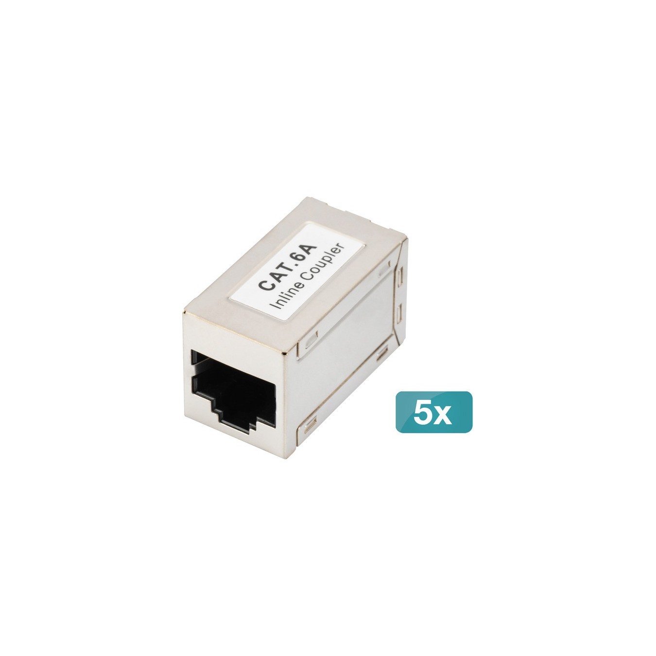 CAT 6A Modular Coupling - Shielded - 5 Pieces - Keystone Module — Buy in Cyprus with Fast Delivery