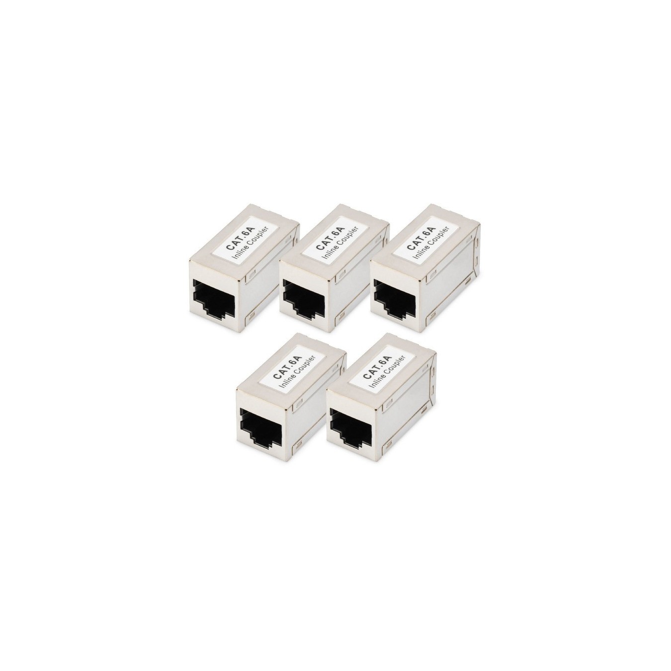 CAT 6A Modular Coupling - Shielded - 5 Pieces - Keystone Module — Buy in Cyprus with Fast Delivery