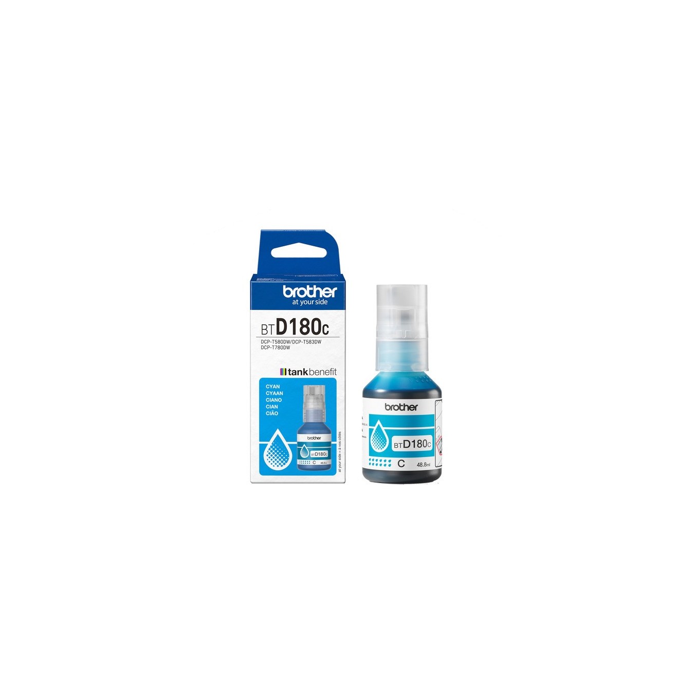 Ink bottle - BTD180C - cyan — Buy in Cyprus with Fast Delivery
