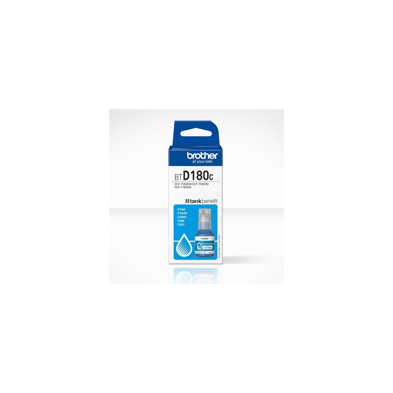 Ink bottle - BTD180C - cyan — Buy in Cyprus with Fast Delivery