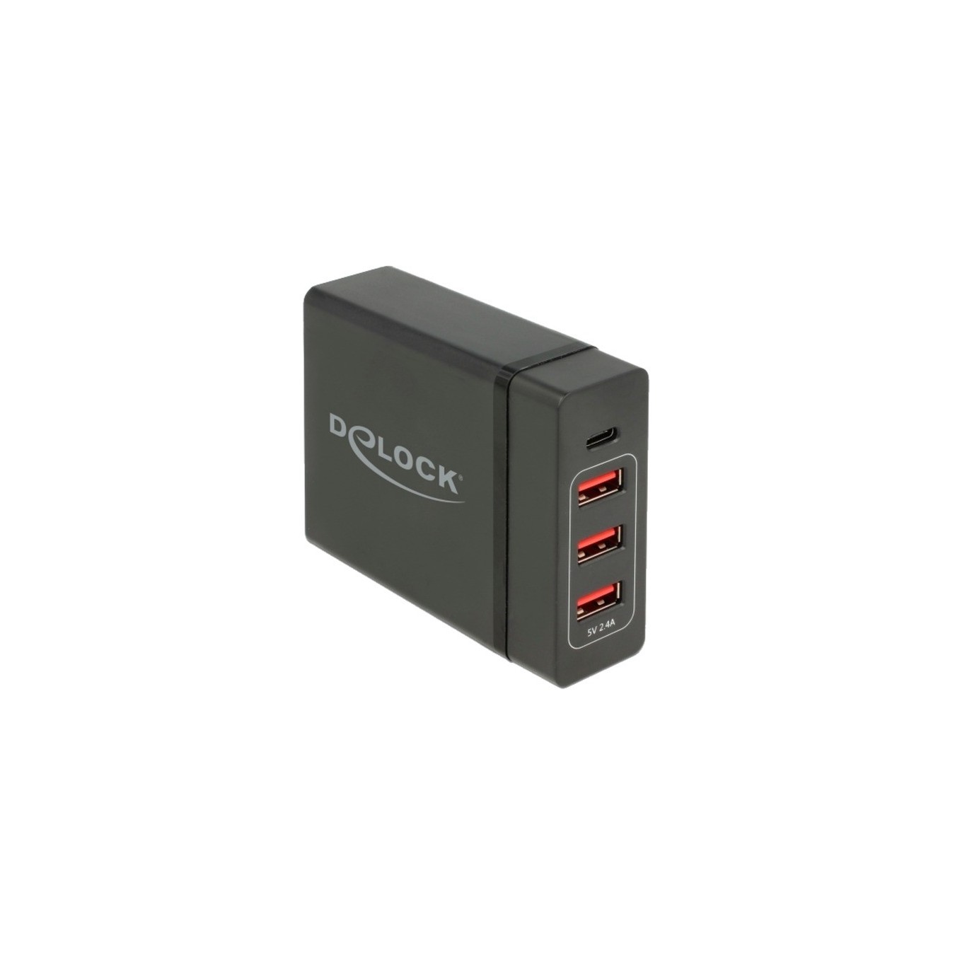 Delock 63974 - 60W USB Charger 1x USB-C PD + 3x USB-A | Armenius Store
