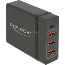 Delock 63974 - 60W USB Charger 1x USB-C PD + 3x USB-A | Armenius Store