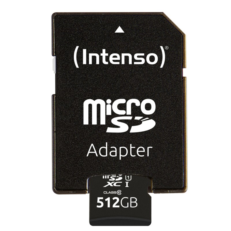 Buy Intenso microSD UHS-I Performance 512GB - Model 3424493 - Class 10 (U1), Bla... in Cyprus, Nicosia, Limassol, Larnaka, Pafos
