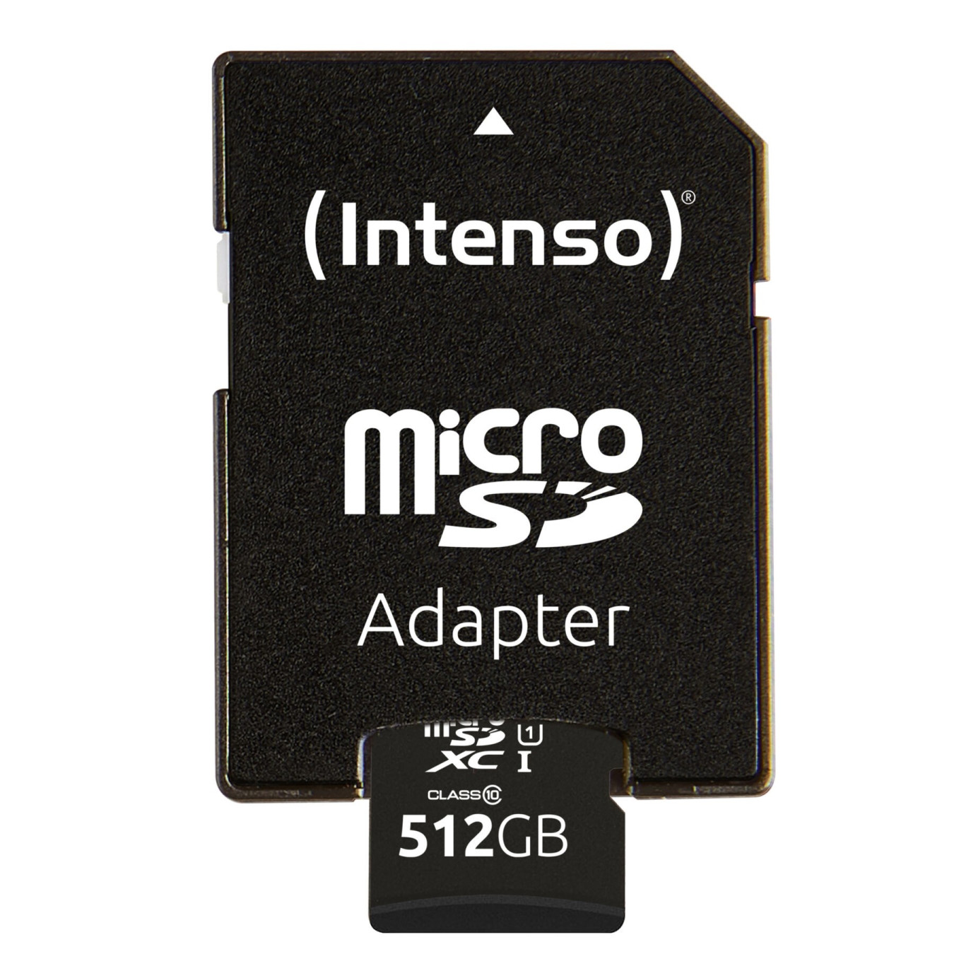 Intenso microSD UHS-I Performance 512GB - Model 3424493 - Class 10 (U1), Black, incl. SD Adapter