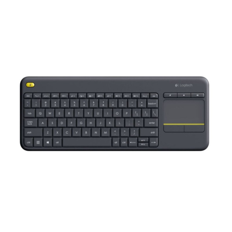 Logitech K400 Plus Wireless RF Touch Keyboard German QWERTZ Black (Boxed) — Buy in Cyprus with Fast Delivery