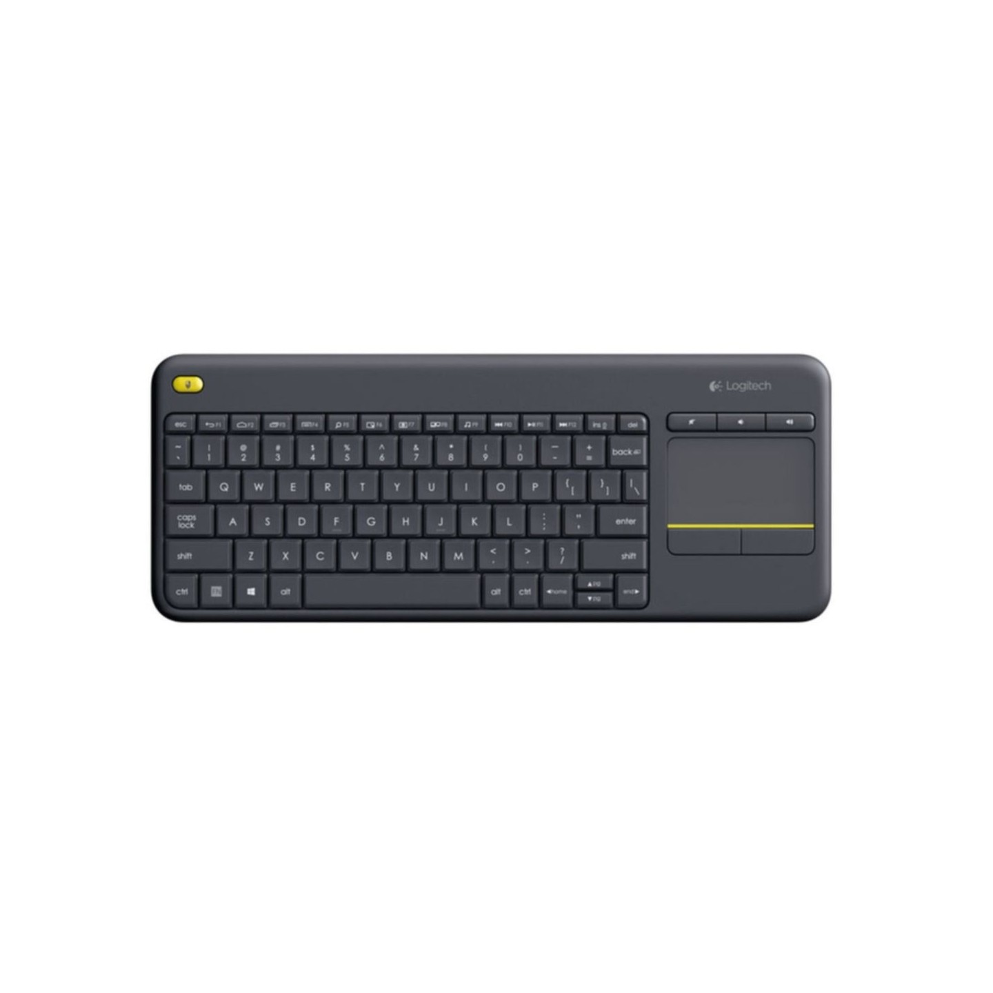Logitech K400 Plus Wireless RF Touch Keyboard German QWERTZ Black (Boxed) — Buy in Cyprus with Fast Delivery