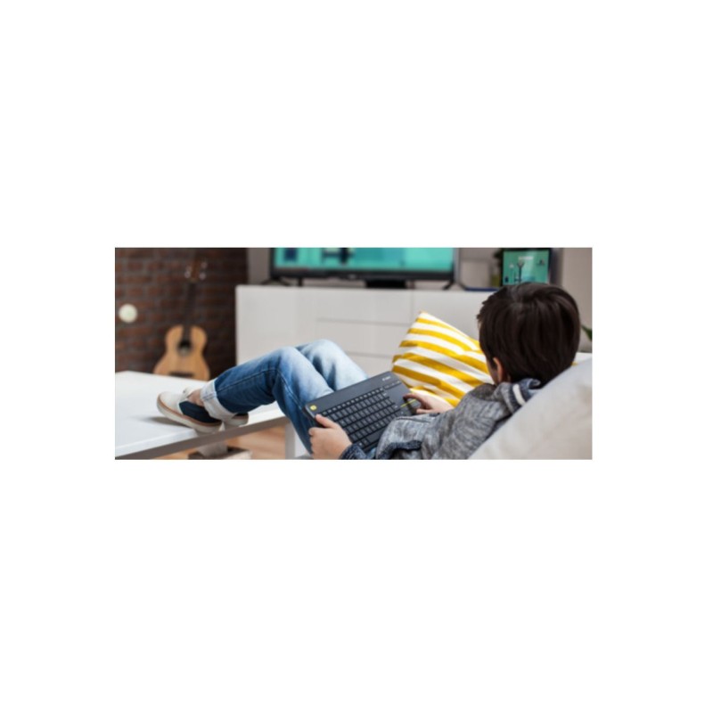 Buy Logitech K400 Plus - 920-007127 - Wireless RF Touch Keyboard, German QWERTZ,... in Cyprus, Nicosia, Limassol, Larnaka, Pafos