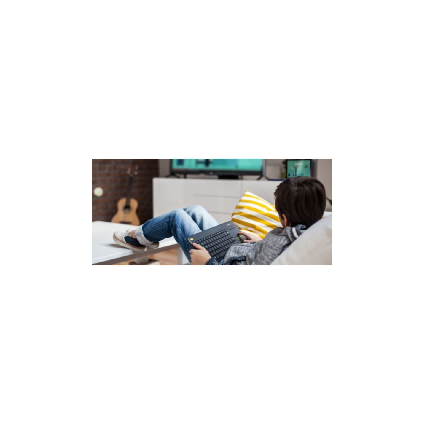 Logitech K400 Plus Wireless RF Touch Keyboard German QWERTZ Black (Boxed) — Buy in Cyprus with Fast Delivery