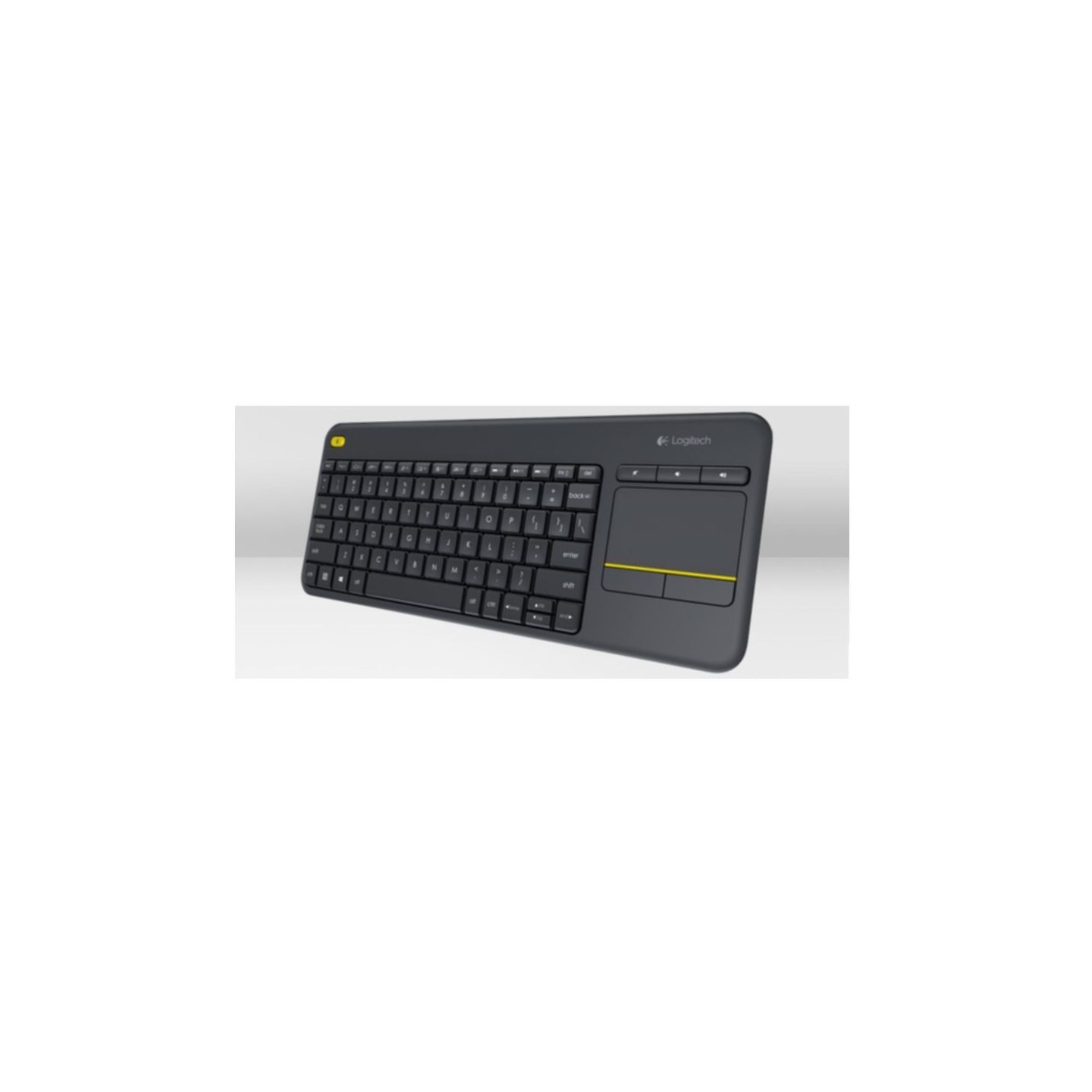 Logitech K400 Plus Wireless RF Touch Keyboard German QWERTZ Black (Boxed) — Buy in Cyprus with Fast Delivery