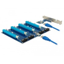 PCI Express Riser Card - x1 to 4 x PCIe x16 — Buy in Cyprus with Fast Delivery