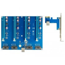 PCI Express Riser Card - x1 to 4 x PCIe x16 — Buy in Cyprus with Fast Delivery