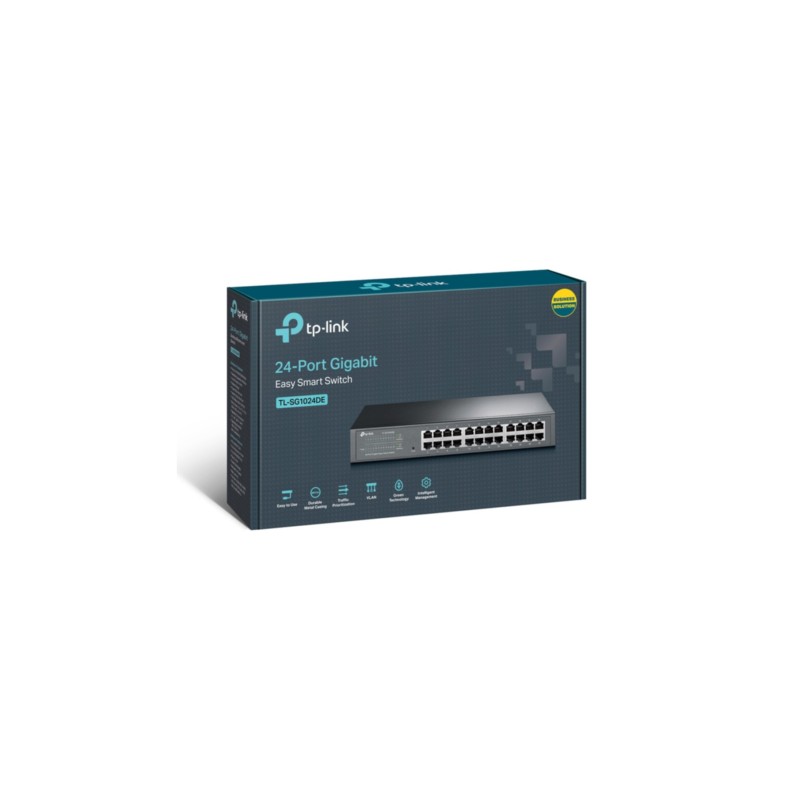 Buy TP-Link TL-SG1024DE - 24-Port Gigabit Easy Smart Switch - Fanless, 10/100/10... in Cyprus, Nicosia, Limassol, Larnaka, Pafos