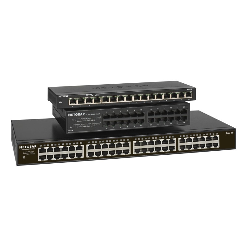 Buy NETGEAR 300 Series Gigabit Unmanaged Switch - GS348-100EUS - 48-Port Gigabit... in Cyprus, Nicosia, Limassol, Larnaka, Pafos