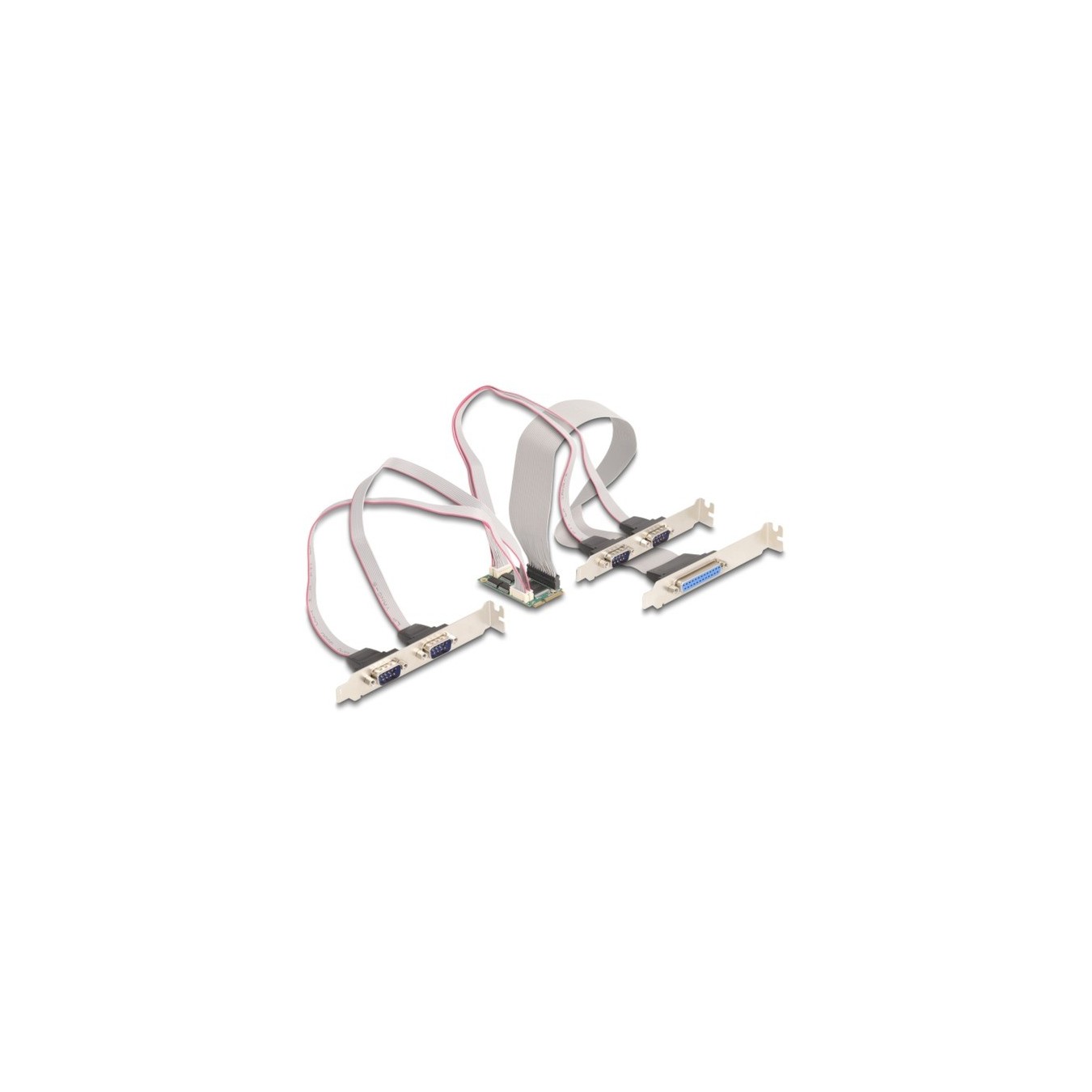 Mini PCIe I/O PCIe Full Size - 4 x Serial RS-232, 1 x Parallel — Buy in Cyprus with Fast Delivery