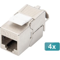 CAT 6A Keystone Module Shielded - Tool-Free - 4 Pieces — Buy in Cyprus with Fast Delivery