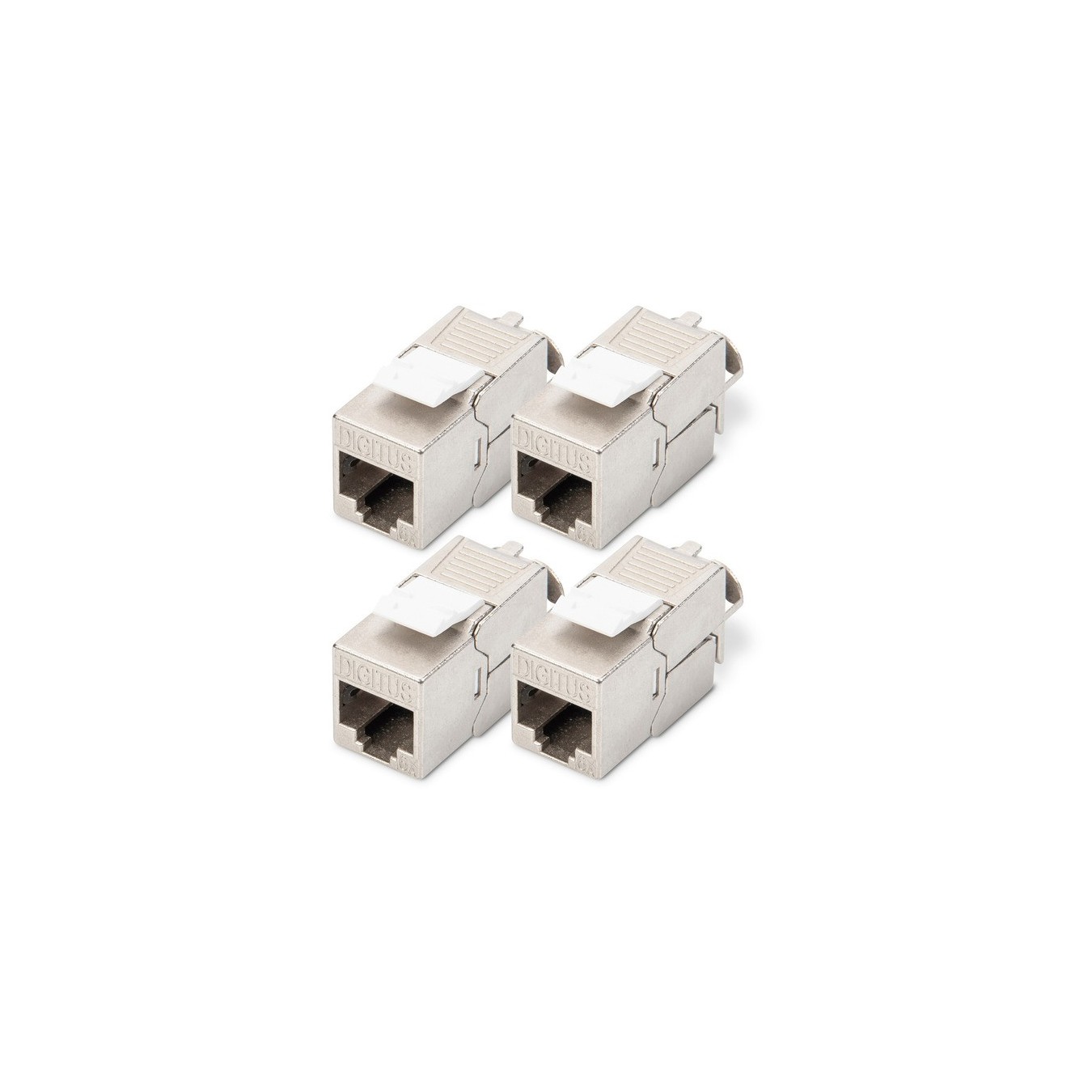 CAT 6A Keystone Module Shielded - Tool-Free - 4 Pieces — Buy in Cyprus with Fast Delivery