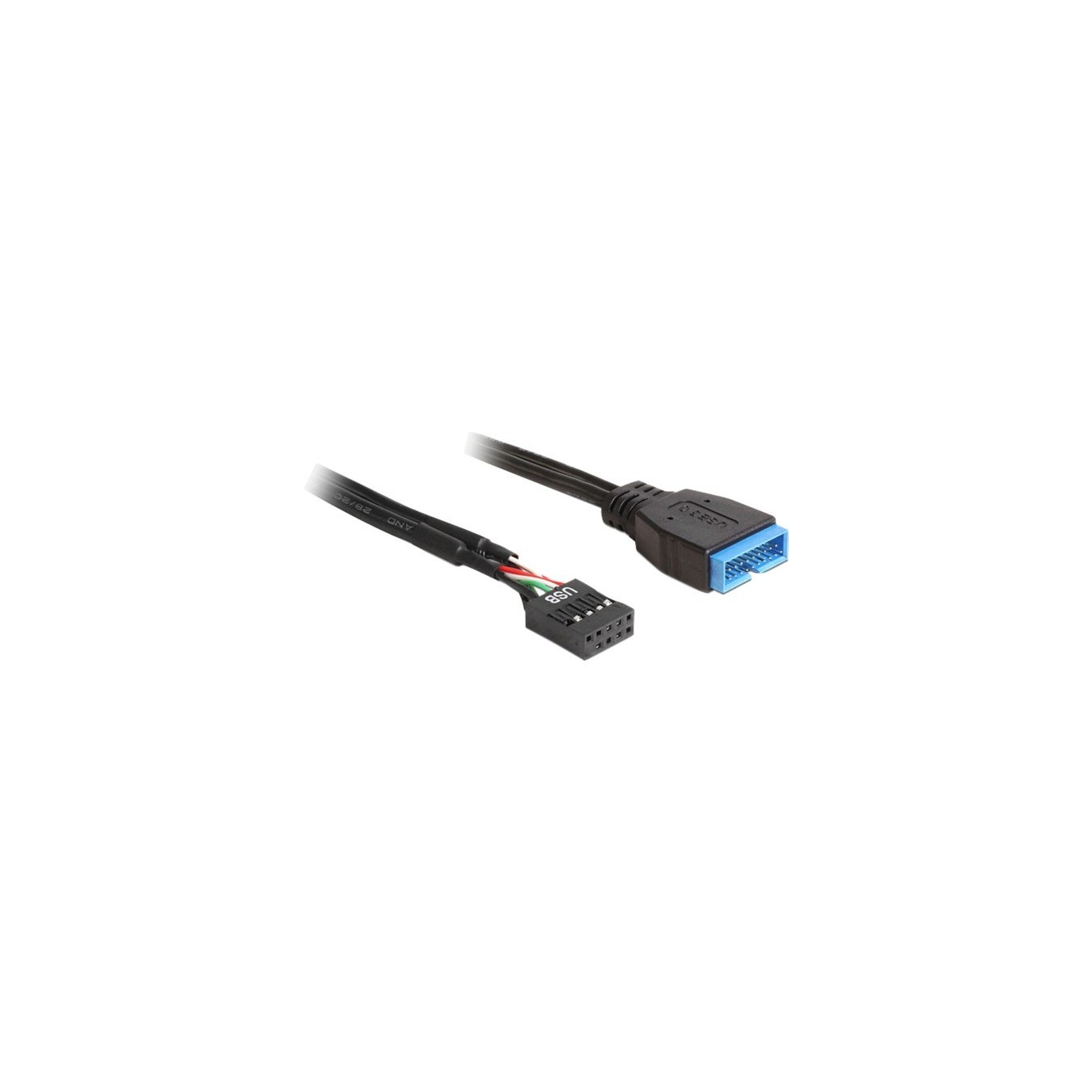 USB 2.0 Adapter Cable - 9 Pin Header Female to USB 3.2 Pin Header Male — Buy in Cyprus with Fast Delivery