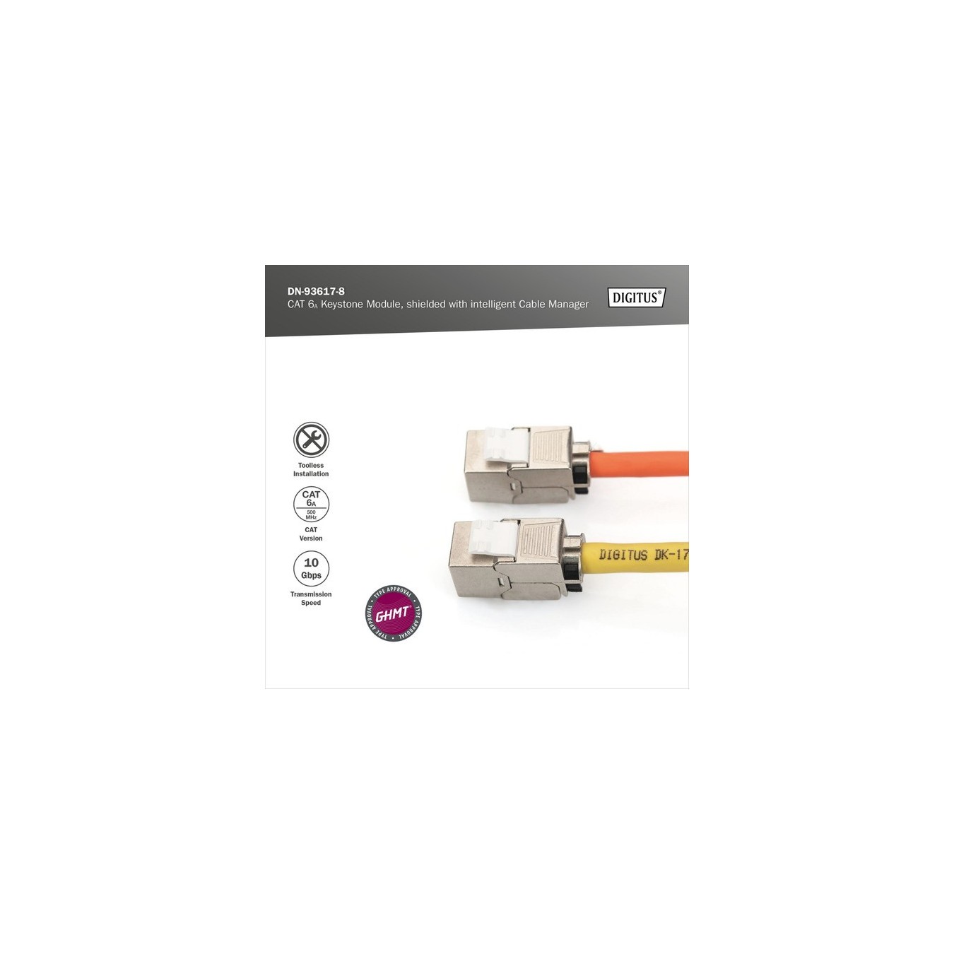 Cat.6a Keystone Module - Shielded — Buy in Cyprus with Fast Delivery