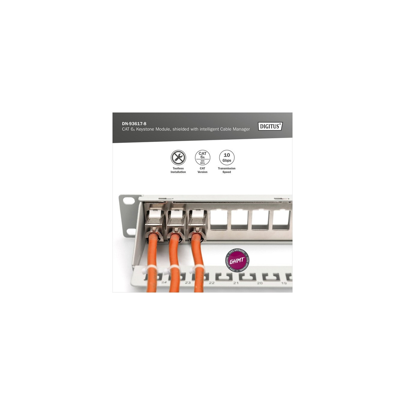Cat.6a Keystone Module - Shielded — Buy in Cyprus with Fast Delivery