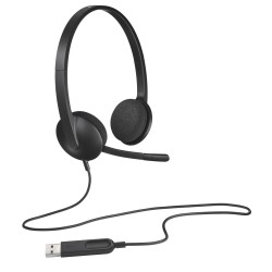 Logitech H340 USB-A Wired On-ear Headset - Noise-Canceling Boom Microphone (Boxed) — Buy in Cyprus with Fast Delivery