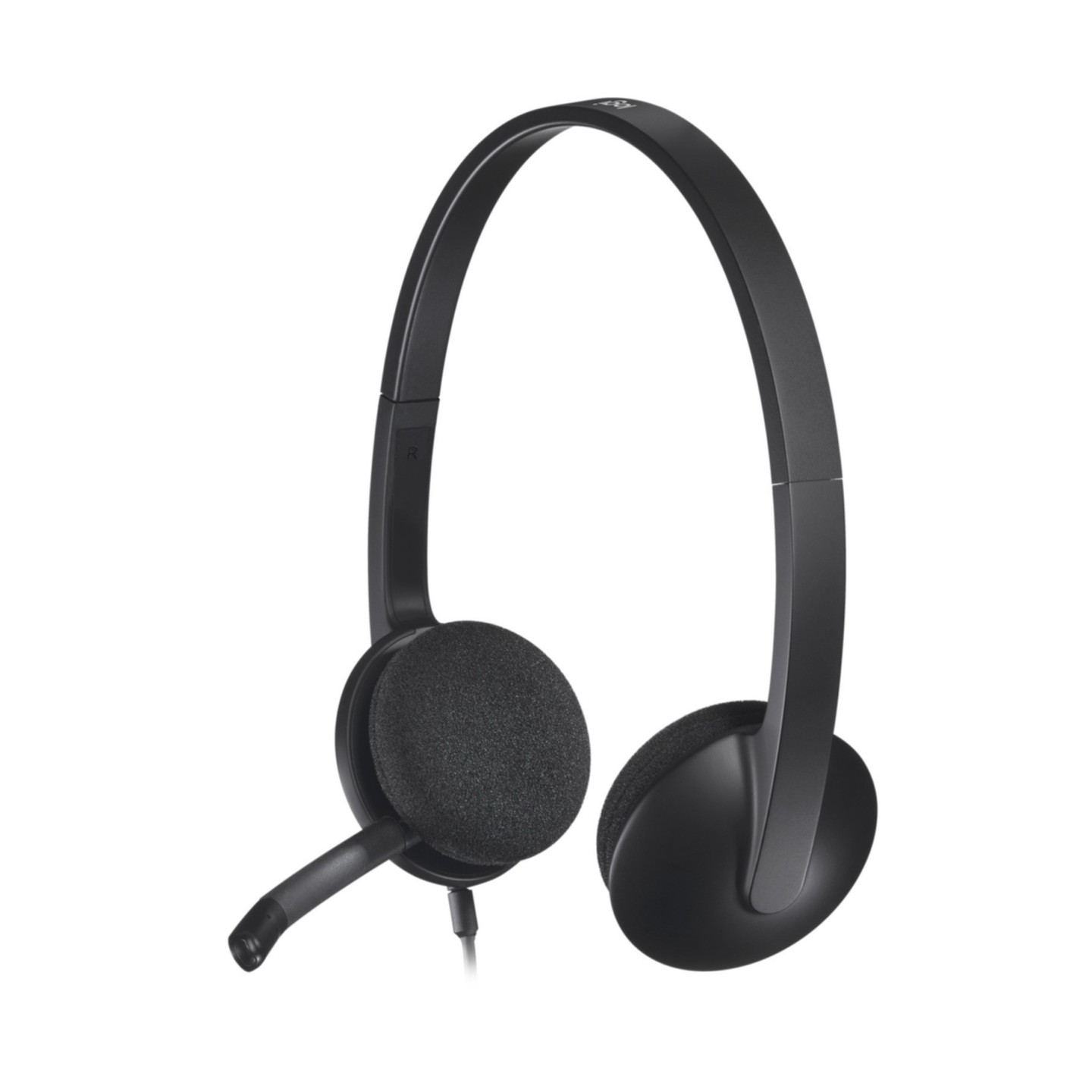 Logitech H340 USB-A Wired On-ear Headset - Noise-Canceling Boom Microphone (Boxed) — Buy in Cyprus with Fast Delivery