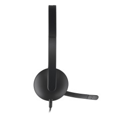 Logitech H340 USB-A Wired On-ear Headset - Noise-Canceling Boom Microphone (Boxed) — Buy in Cyprus with Fast Delivery
