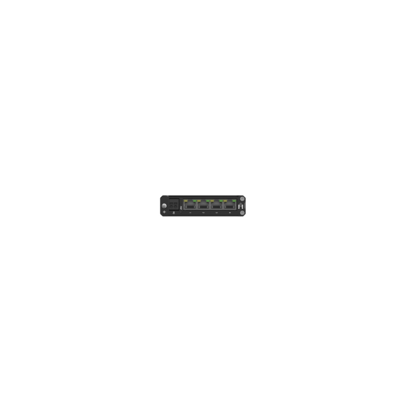 Teltonika TSW304 - 4-Port Gigabit Industrial Switch, Passive PoE, Black Aluminum, DIN-rail/Wall-mount