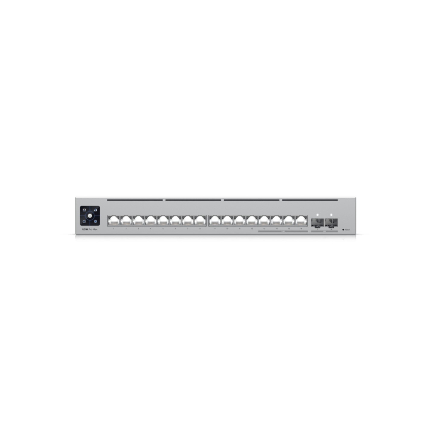 Ubiquiti UniFi Switch USW-PRO-MAX-16 - 16-Port L3 Multi-Gig (4x2.5G + 12x1G), 2x SFP+ 10G, Grey