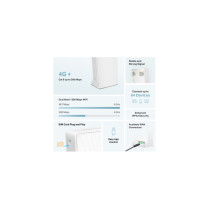Mercusys MB230-4G - AC1200 Dual-Band 4G+ Cat6 LTE Router (Nano-SIM, Dual-Band 2.4/5 GHz, Gigabit)