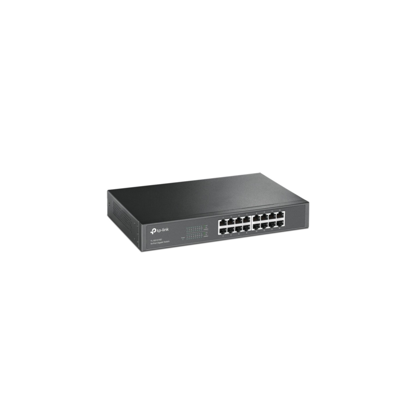 TP-Link TL-SG1016D - 16-Port Gigabit Unmanaged Switch - 10/100/1000 Mbps, Desktop, Energy-Efficient