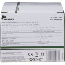 Argus CPU Cooler - T-200 - CPU Cooler — Buy in Cyprus with Fast Delivery — Armenius Store Cyprus
