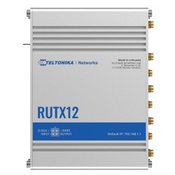 Buy Teltonika RUTX12 - Dual-band LTE Tabletop Router, Silver, 256MB RAM, 717MHz ... in Cyprus, Nicosia, Limassol, Larnaka, Pafos