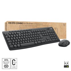 Buy Logitech MK370 Wireless Keyboard & Mouse Combo - 920-012065 - Black, German ... in Cyprus, Nicosia, Limassol, Larnaka, Pafos