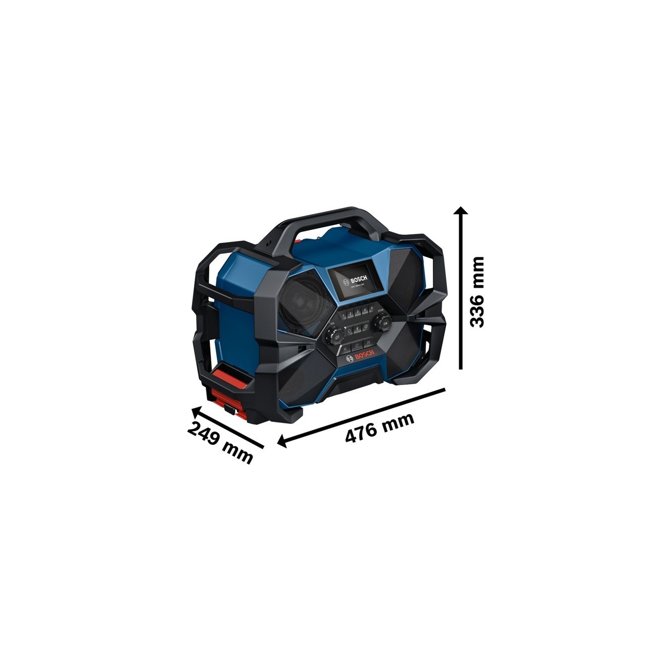 Construction site radio - GPB 18VH-6 SRC - Construction site radio — Buy in Cyprus with Fast Delivery