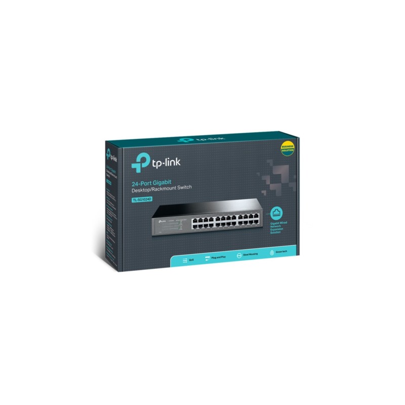 Buy TP-Link TL-SG1024D - 24-Port Gigabit Unmanaged Switch (10/100/1000), Rackmou... in Cyprus, Nicosia, Limassol, Larnaka, Pafos