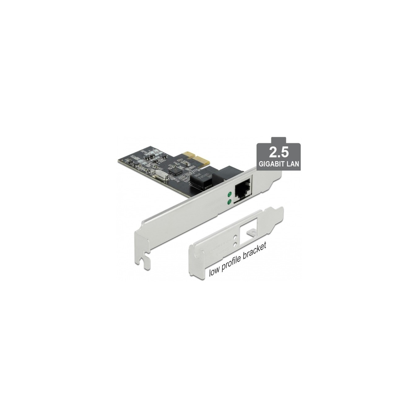 PCI Express x1 card to 1 x 2.5 Gigabit LAN, LAN adapter — Buy in Cyprus with Fast Delivery