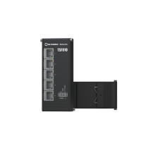 Teltonika TSF010 - Unmanaged 5x 10/100 Mbps Ethernet Switch - DIN-rail, Black, Flat Design — Buy in Cyprus with Fast Delivery