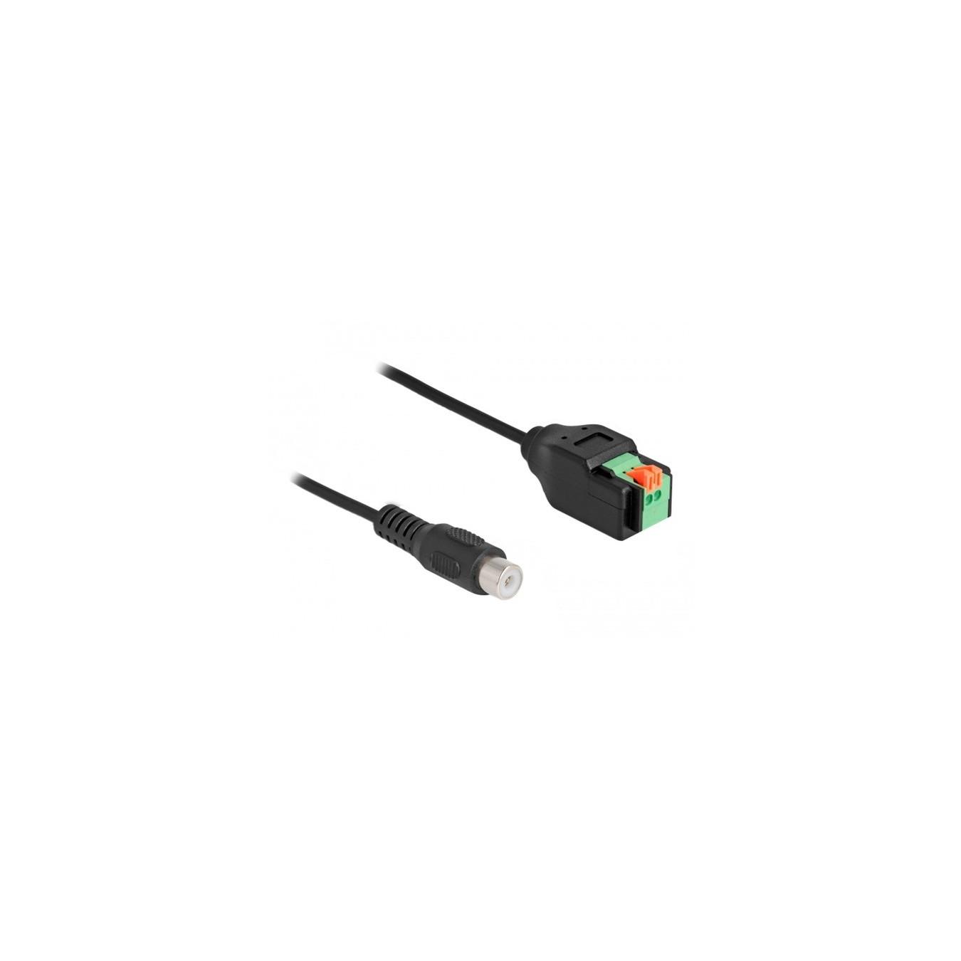 RCA socket to terminal block adapter - with push button — Buy in Cyprus with Fast Delivery