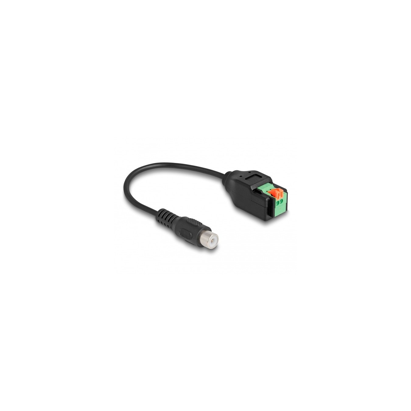 RCA socket to terminal block adapter - with push button — Buy in Cyprus with Fast Delivery